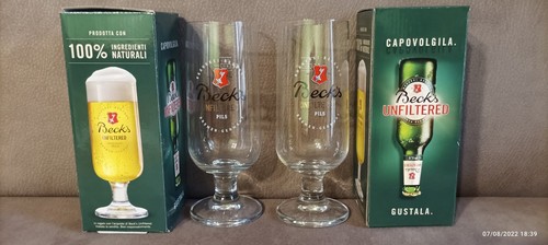 Birra beck lotto bicchieri - birra,